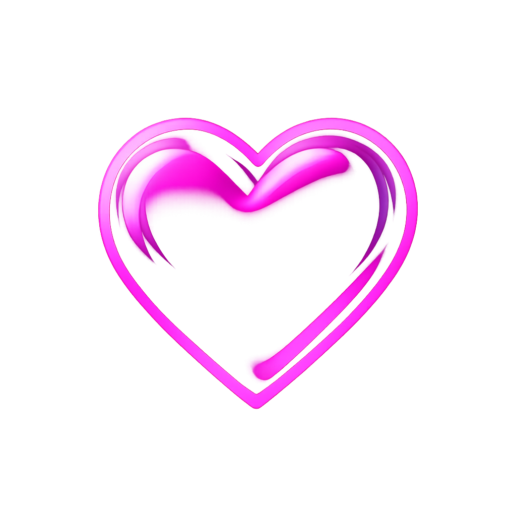 Floating Neon Heart